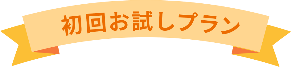 初回お試しプラン